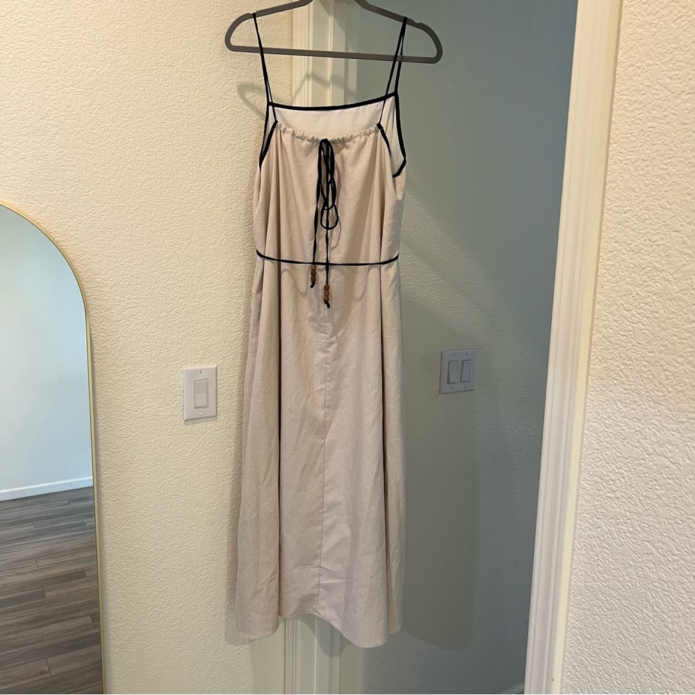 Cider Linen Blend Maxi Dress - Picture 5 of 8